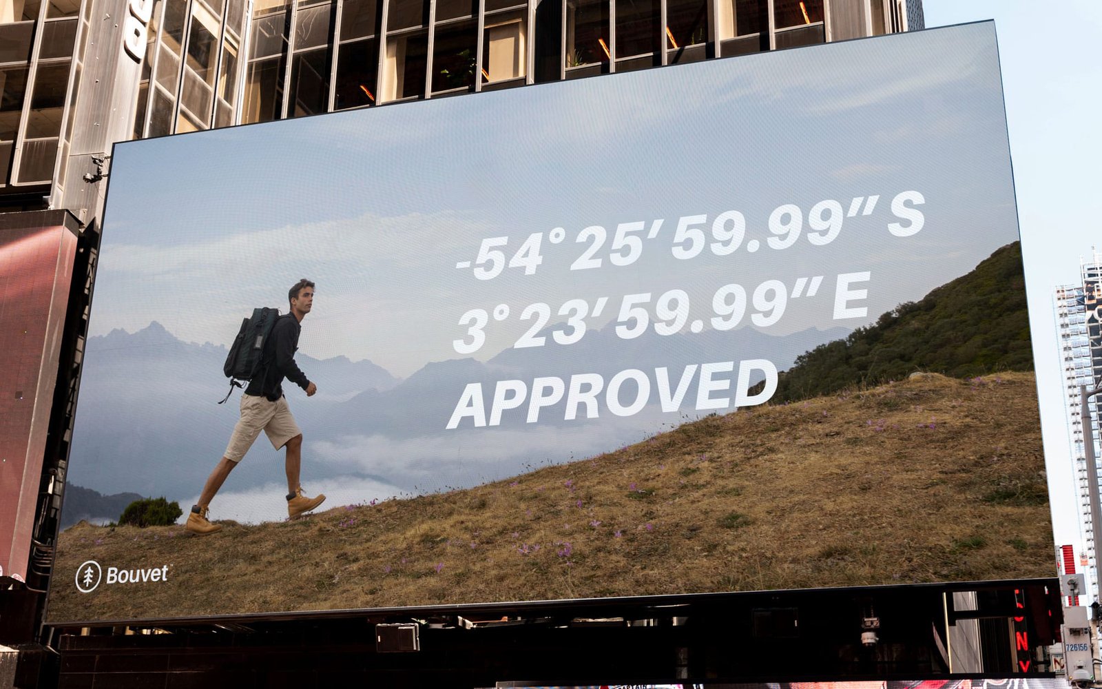 Billboard pubblicitario Bouvet - outdoor advertising