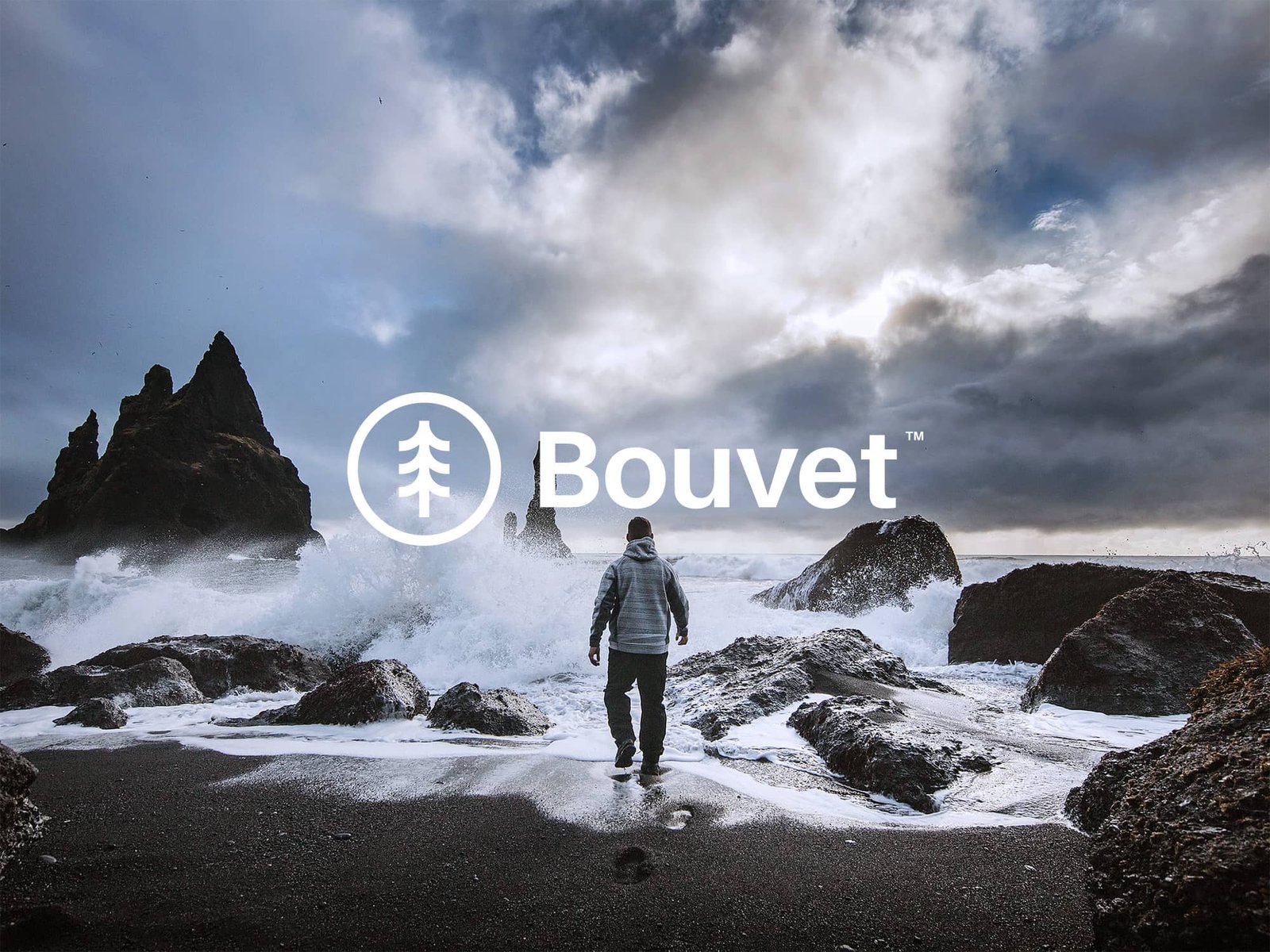 Cover design brand identity Bouvet - abbigliamento outdoor